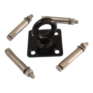 Magideal - Ganchos De Techo De Acero Inoxidable Montaje En Pared Rotación De 360 Grados Soporte De Equipo De Fitness Ganchos De Hamaca Giratorios Para Entrenador