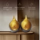 thumbnail image 5 of Juego de 4 portavelas Decozen, velas votivas de metal dorado, 5 of 8