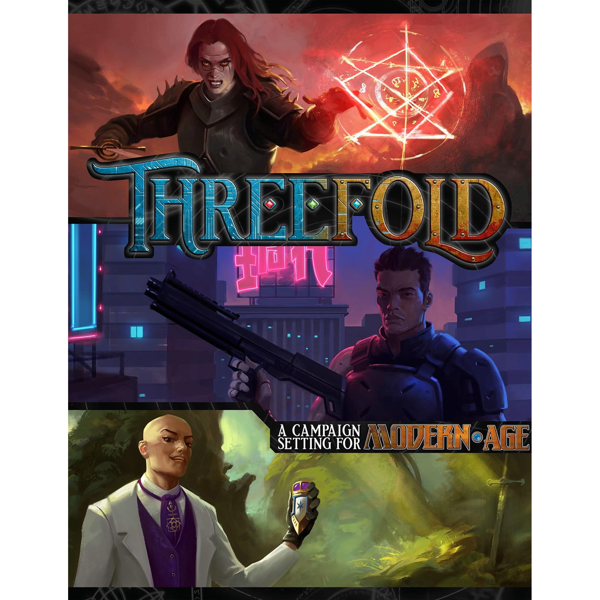 Book Green Ronin Threefold: Un Escenario De Campaña De Modern Age