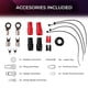 thumbnail image 4 of Kit de instalación para amplificador DS18 AKIT4 4GA 1680W morado, 4 of 8