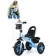 thumbnail image 2 of Triciclo Bicicleta Niño Niña Infantil Azul, 2 of 5