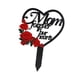 thumbnail image 2 of Placa Conmemorativa De Condolencias Con Forma De Corazón Para Decoración De Cementerio Con Estaca De Jardín Para Mamá, 2 of 5