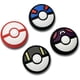 thumbnail image 1 of Tapas de silicona para el pulgar de Joy-Con, compatible con Nintendo Switch/OLED/Switch Lite, 4 unidades (blanco, gris, morado y azul), 1 of 6