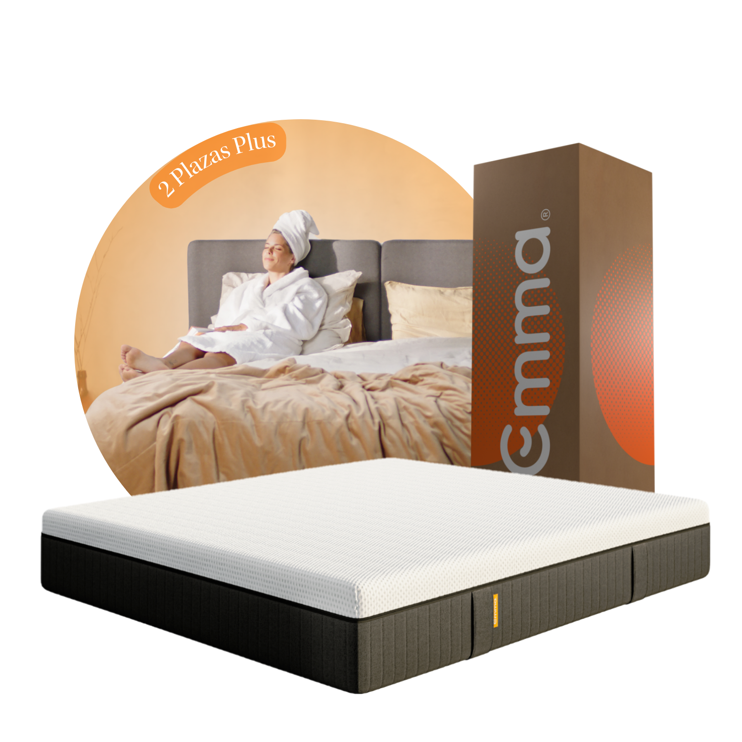 Colchón Emma Thermosync 2 Plazas Plus