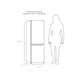 thumbnail image 3 of REFRIGERADOR BOTTOM FREEZER FRIO DIRECTO 157 LTS NEGRO, 3 of 5
