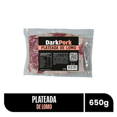 Plateada De Cerdo Lomo 650 G Dark Pork