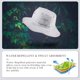 thumbnail image 5 of Sombrero Sun Hat Palmyth Head Net Hat Safari con red de malla oculta, 5 of 6