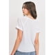 thumbnail image 3 of Top CC Wholesale Clothing Waffle Raw Edge Manga Corta Cuello V S Marshmallow, 3 of 6