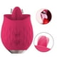 thumbnail image 5 of Rose Vibrator Toy with Tongue Licking Oral Nipple Clit Clitoris Sucker Stimulator Female Adults Goods G Spot Sex Toys for Women, 5 of 5