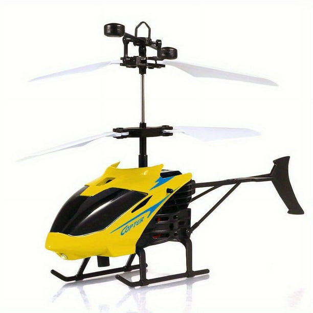 1pc MIni Remote Control Aircraft Rc Flight Sensor Plane Flying Infrared Helicopter Toy With Light