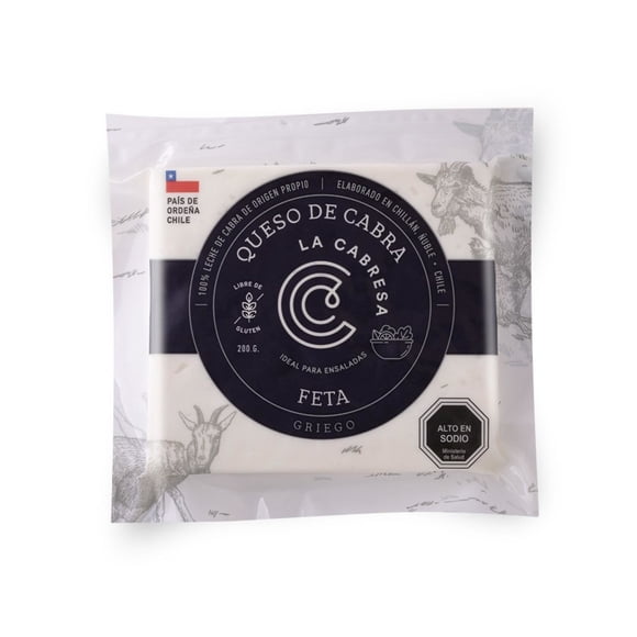 Queso de Cabra Griego Feta Trozo, 200 g
