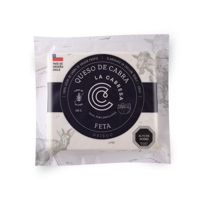 Queso Griego Feta Cabra Trozo 200 G La Cabresa