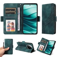 Carcasa Foxdock Xiaomi Redmi Note 14 Pro Plus 5G De Cuero Pu, Diseño Acolchado Clásico, Protección Contra Caídas Y Rayones