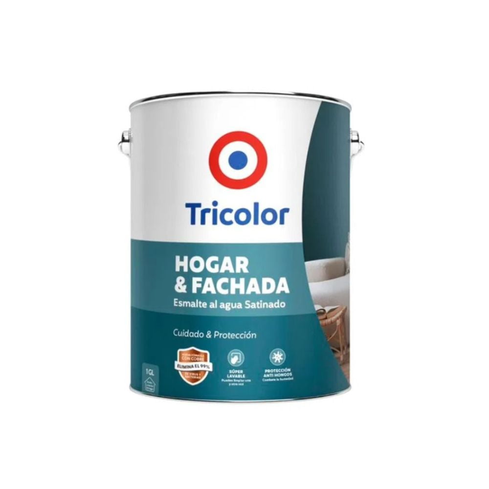 Tricolor - Pintura Hogar Y Fachada Blanco Perfecto 1 Gl