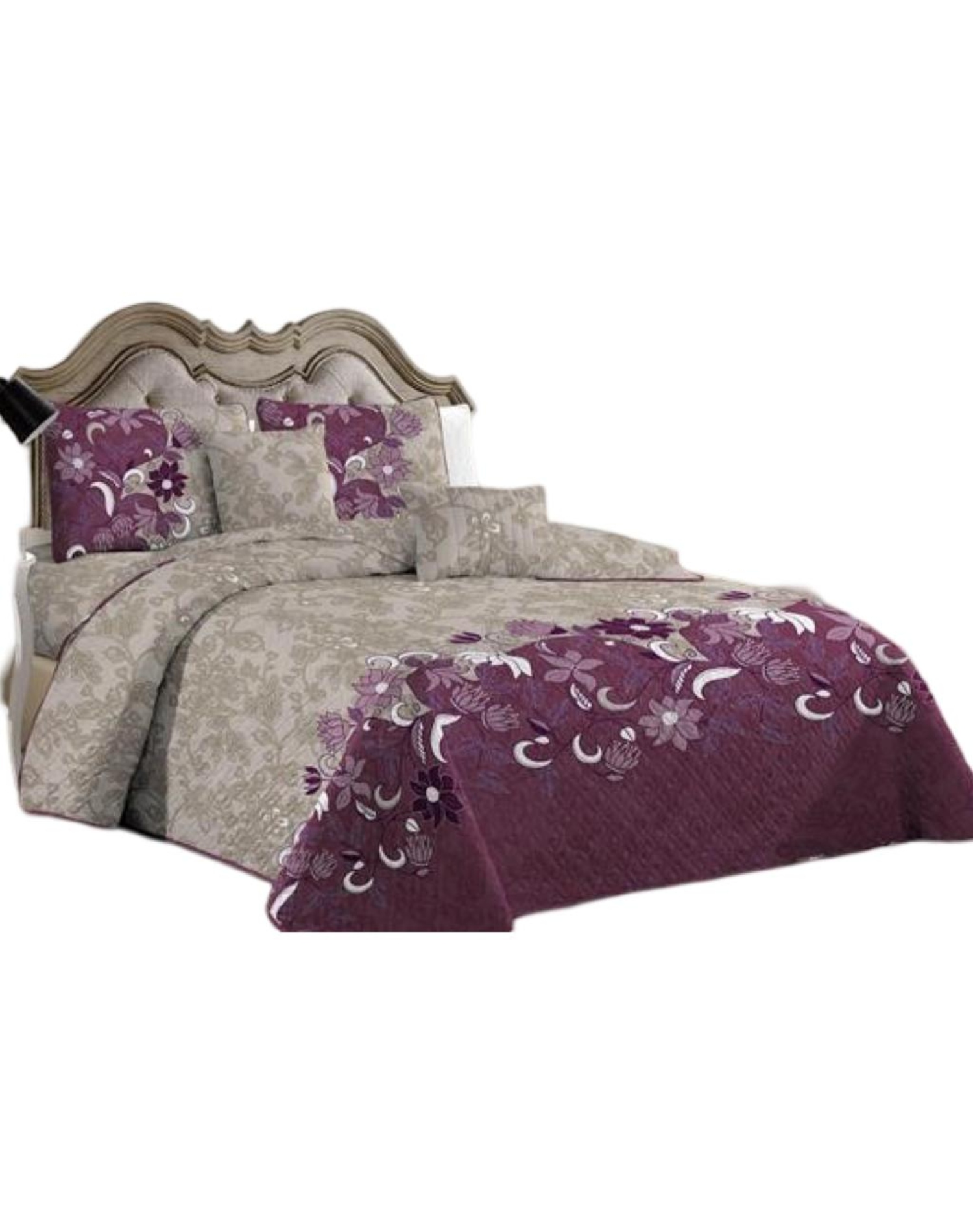 Genérico - Cubrecama Quilt 2 Plazas+2 Fundas Verano Fresco 13N39