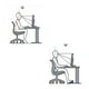 thumbnail image 3 of Reposapiés Rodillos De Masaje Pedal Ajustable Ergonomico - Rosa, 3 of 7