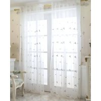 Genérico - Visillo Transparente Con Textura 140X230Cm