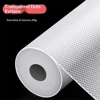 Xusx111 - Forros De Estante, Alfombras De Cajón De Cocina De 12 In * 32.8 Pies, Protector De Armario De Eva No Adhesivo, Forro De Gabinete, Forro De Refrigerador (Punto Claro)