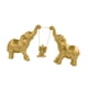 thumbnail image 4 of Estatua de , decoración de mesa, artesanía, obra de arte, regalo, colección creativa, escultura de animal, figura de resina para sala de estar Estilo B Dorado, 4 of 5