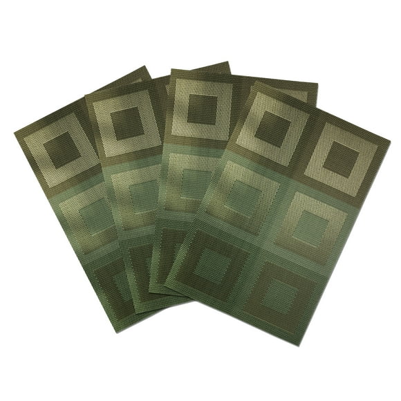 Set de Individuales Decorativo Boston Verde 4 Piezas