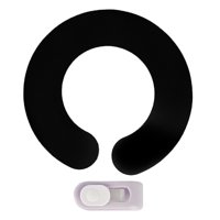 Magideal - Collar De Corte De De Peluquería De Silicona, Con Hebillas, Impermeable, Profesion, Ajustable, Herramienta De Protección De Chal Para Cort - Negro