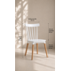 thumbnail image 3 of Pack de 8 Sillas Windsor Polipropileno de Comedor - Blanca, 3 of 7