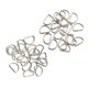 thumbnail image 5 of 200 piezas de aleación diy d dee anillos para correas correas blancas, 5 of 6