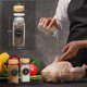 thumbnail image 3 of NETANY 24 frascos de vidrio para especias con tapas de bambú, 118 ml, 3 of 3
