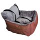 thumbnail image 1 of Perro Gatos Coches Asiento Elevador Asiento Coche Reposabrazos Caja Nido Ligero Para Exteriores Marrón, 1 of 3