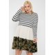 thumbnail image 1 of Vestido Con Bloques De Color Escalonados, 1 of 5