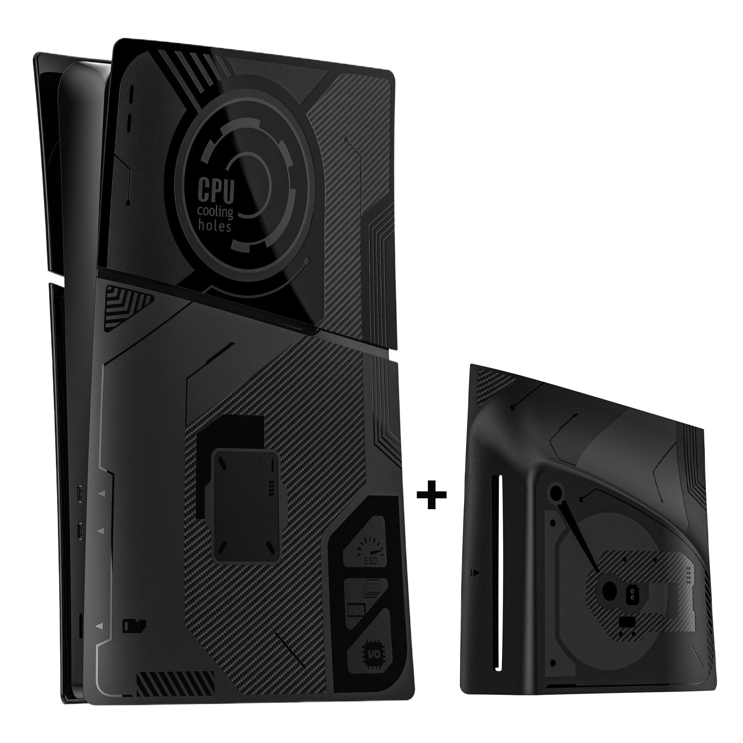 Funda Panel De Reemplazo 5 En 1 Aaronmei Para Ps5 Slim Disc Y Digital Edition