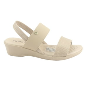 Sandalia Comfortflex Mujer 2472403 Beige Casual