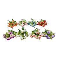 Genérico - Set 3 Ramo Flores Silvestres Frescura Artificial Adorno Jhn