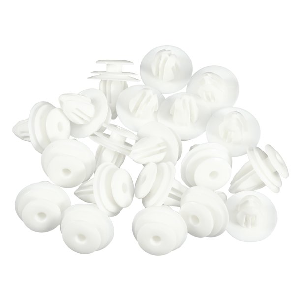 Unique Bargains Clips de Empuje de Panel de Puerta de Coche Retenedor de Pilar, para Nissan Pathfinder 1996-2012, Plástico, No.0155309791, Blanco, 20 Piezas