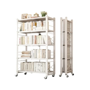 Lubabycas - Estante Metálico Librero Plegable 5 Niveles 100Cm Wall