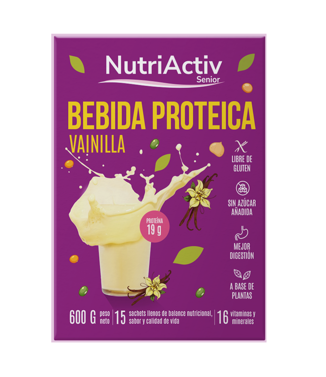 P&M Foods - Nutriactiv Bebida Proteica Sabor Vainilla