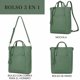 thumbnail image 3 of Ecosusi Mochila Convertible Style Tote de Mano para Notebook 14" Verde, 3 of 10