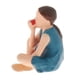 thumbnail image 3 of 1:64 Personas Pintadas Escenas En Miniatura Figura Mu?eca Ni?a Azul, 3 of 5