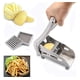 thumbnail image 1 of Cortador De Papas Fritas Acero Inoxidable Cuchillas Intercambiables Picador De Papas Manual Bastones Maquina Cocina FIGOIMPORT, 1 of 11