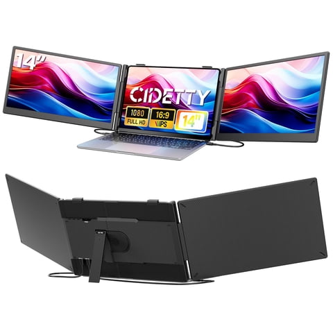 Extensor De Pantalla Para Laptop Cidetty Portátil Fhd De