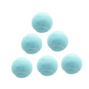Genérico - 6X Pelotas De Tenis Pelotas Elásticas Elásticas Para Juegos Entretenimiento Deportes De Raqueta Azul Claro
