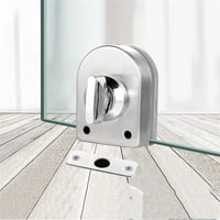 Xusx111 - Se Ajusta A Cerradura De Puerta De Vidrio Cerradura De Puerta De Vidrio De Acero Inoxidable Cerradura De Piso Cerradura De Piso De Perno Cerradura De Tierra Para Baño Puertas De Vidrio