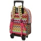 thumbnail image 2 of Mochila rodante Rockland Tribal con doble asa de 17 pulgadas, 2 of 6