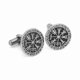 thumbnail image 1 of Colleras Gemelos Modelo Vikingo Vegvísir para Ropa Camisa, 1 of 3