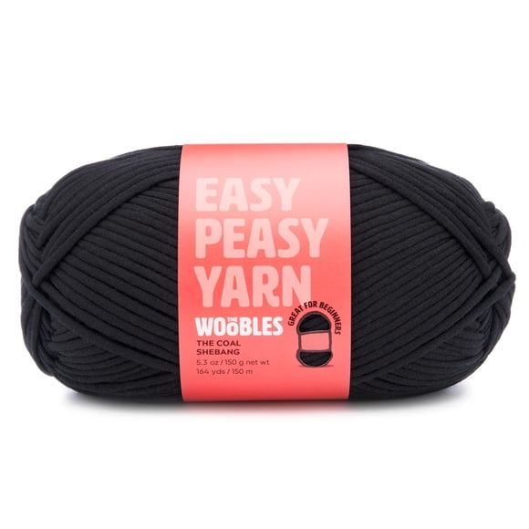 Hilo The Woobles Easy Peasy Negro 150 g/150 m