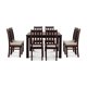 thumbnail image 4 of Comedor Ñuble Cuadrado 120X120 Cm Con 8 Sillas Chocolate-Beige, 4 of 13