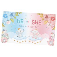 Magideal - Fondo De Revelación De Género, Cartel Grande Para Revelar Género, Accesorios Para Fotos, Fondo De Fotografía Para Fiesta Para Decoración De Festivales 180Cmx110Cm