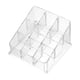 thumbnail image 4 of Organizador de lápiz labial, soporte para lápiz labial, organizador de brillo labial, estuche de exhibición de almacenamiento transparente para rímel, 9 ranuras, 4 of 5