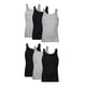 thumbnail image 1 of Camisetas sin mangas Hanes de algodón para hombre, paquete de 6 unidades, que absorben la humedad, 1 of 8