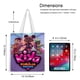 thumbnail image 5 of Kiya y los Héroes Kimoja Bolso de tela con estampado de lienzo para mujer, bolsa de compras reutilizable y estética, con cremallera interior, regalo para mujer,40*40cm., 5 of 6